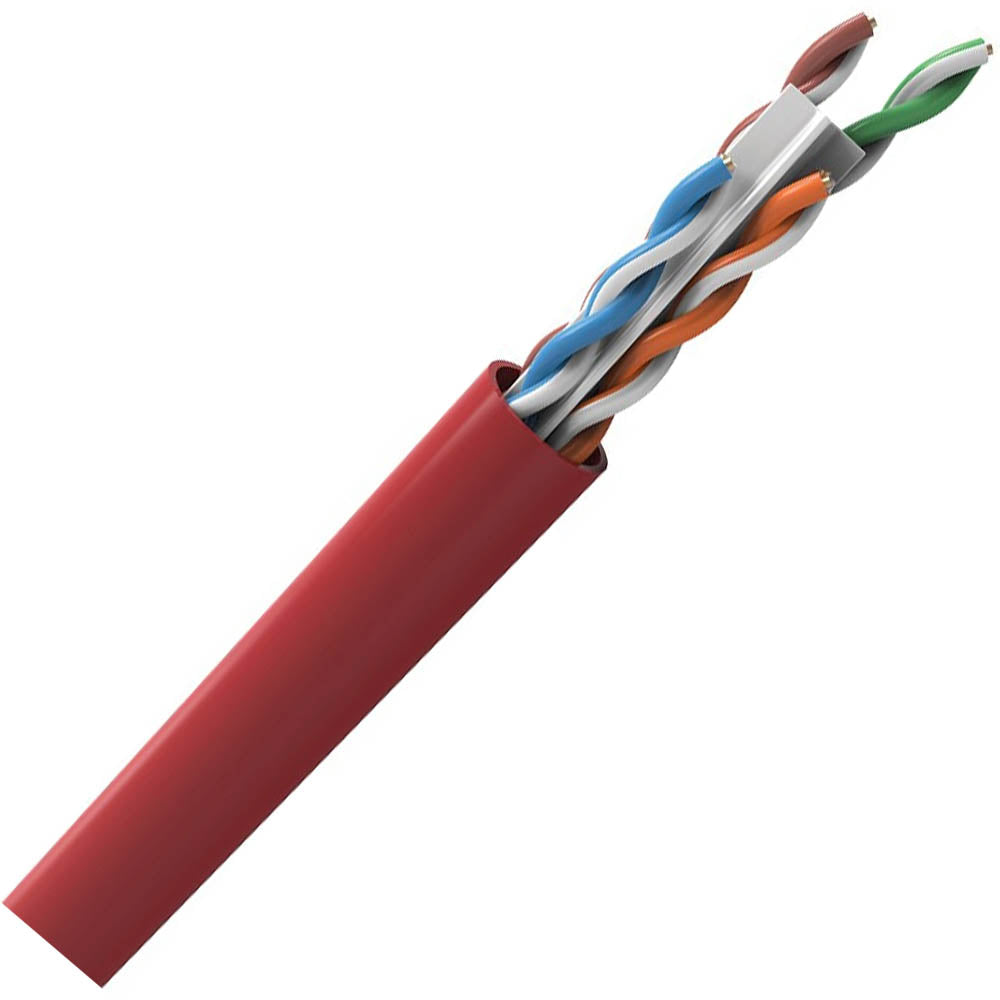 Metro de Cabo de Rede Soho Plus Furukawa CAT6 Categoria 6- 24AWGX4P ROHS 100% Cobre Vermelho